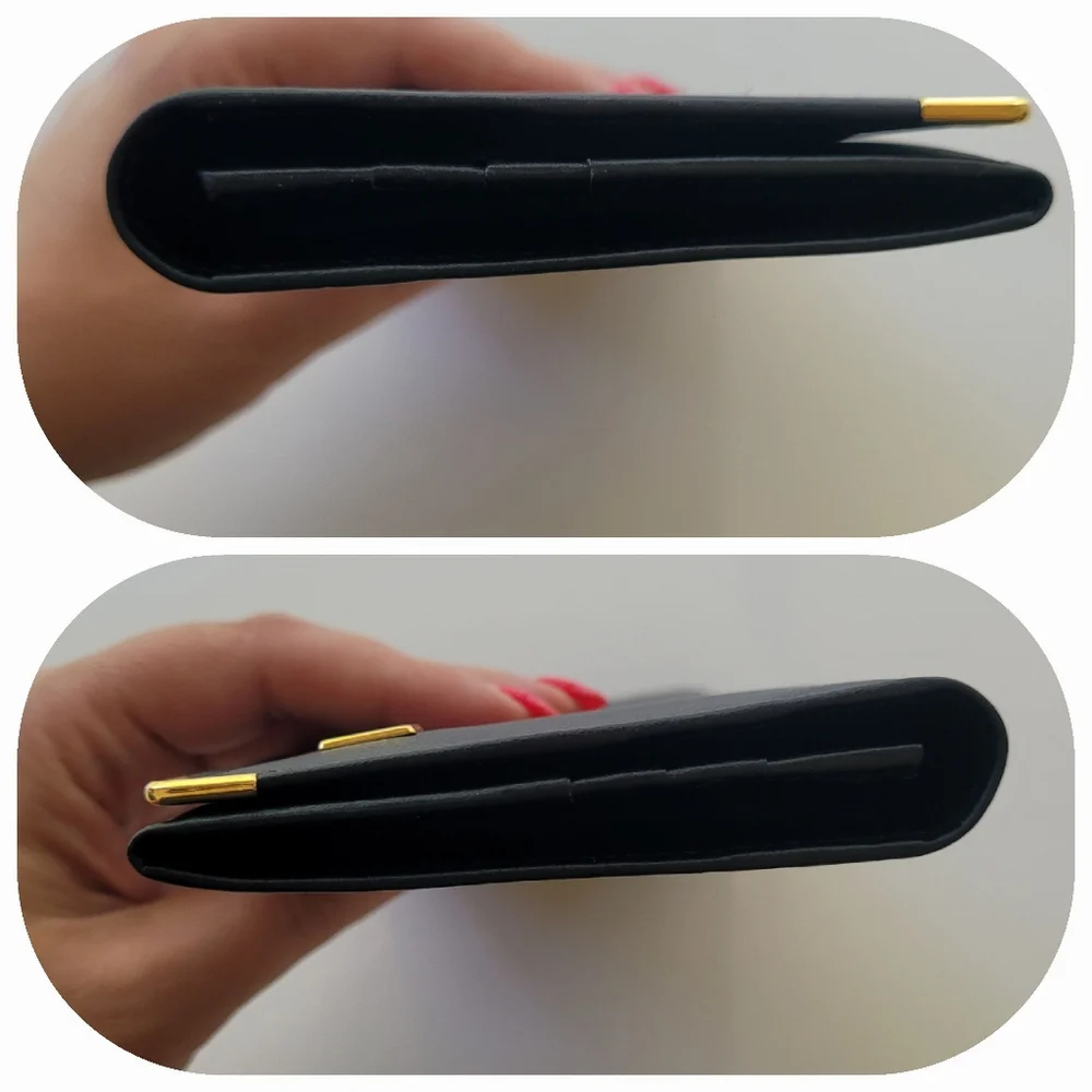 Dunhill Black Long Bifold Wallet